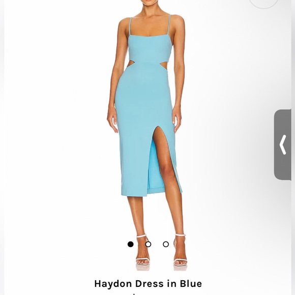 REVOLVE Light Blue Strappy Midi Dress - Picture 2 of 8